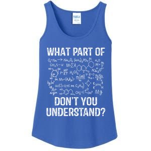 What Part Of Don't You Understand Chemistry Teacher Student Gift Ladies Essential Tank