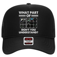 What Part Of Airplane Pilot Instruments Dont You Understand Trucker Hat