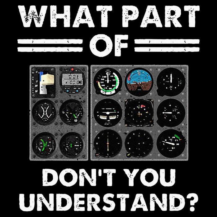 What Part Of Airplane Pilot Instruments Dont You Understand Wool Snapback Cap