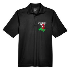 Wrexham Pride Of Wales Welsh Dragon Football Men's Origin Performance Pique Polo