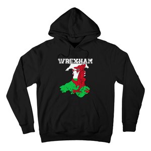 Wrexham Pride Of Wales Welsh Dragon Football Hoodie