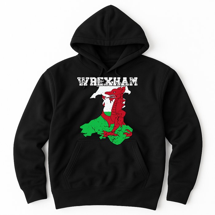 Wrexham Pride Of Wales Welsh Dragon Football Hoodie