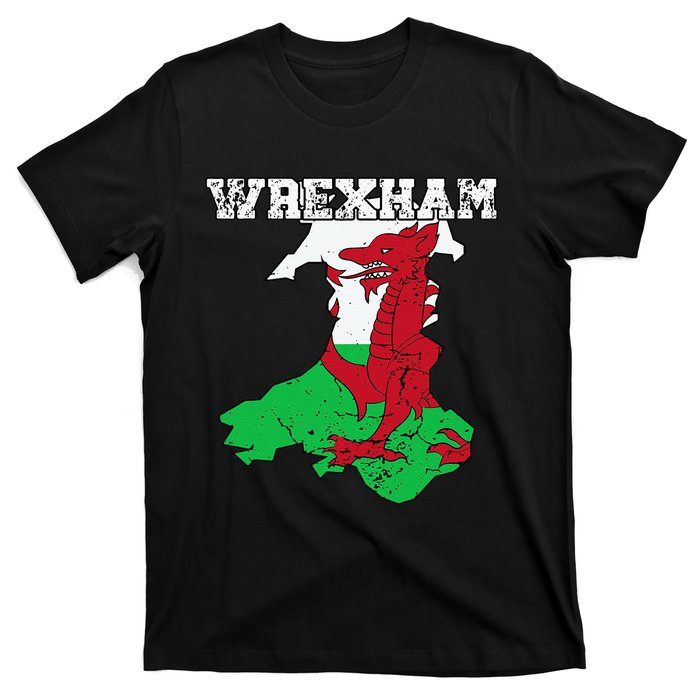 Wrexham Pride Of Wales Welsh Dragon Football T-Shirt