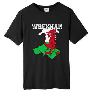 Wrexham Pride Of Wales Welsh Dragon Football Tall Fusion ChromaSoft Performance T-Shirt