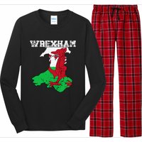 Wrexham Pride Of Wales Welsh Dragon Football Long Sleeve Pajama Set