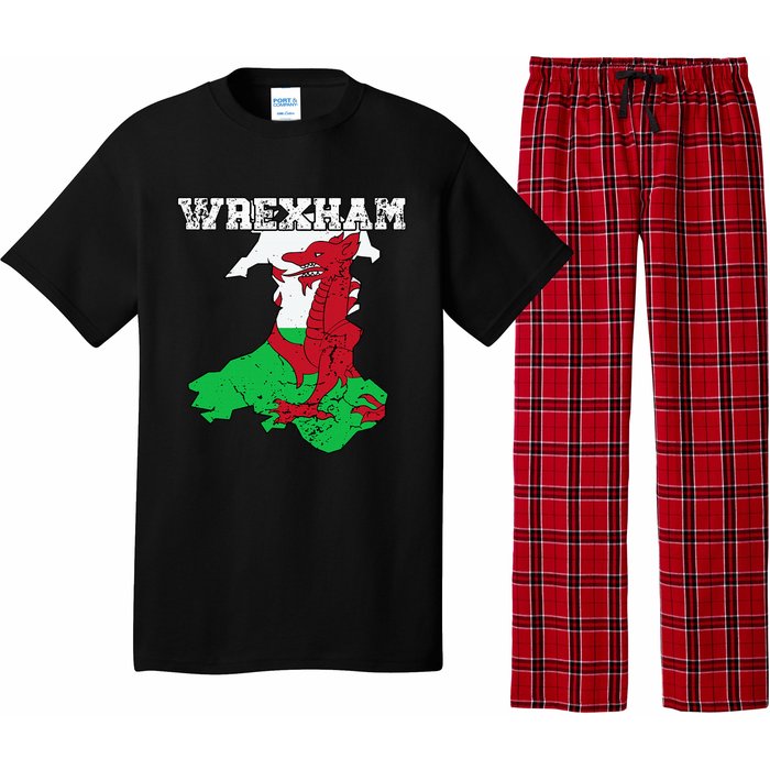 Wrexham Pride Of Wales Welsh Dragon Football Pajama Set