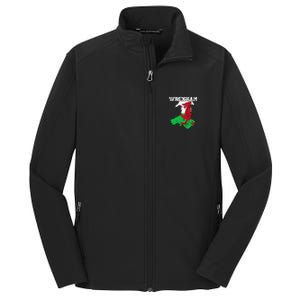 Wrexham Pride Of Wales Welsh Dragon Football Core Soft Shell Jacket