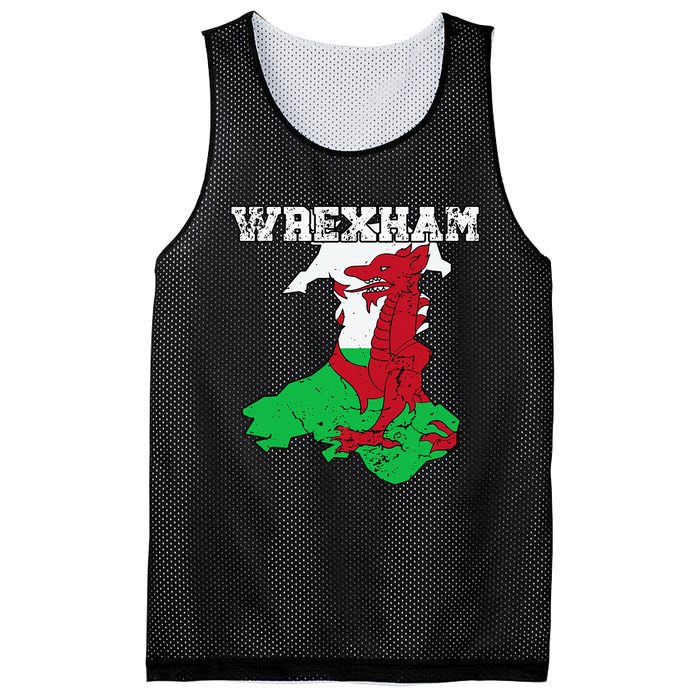 Wrexham Pride Of Wales Welsh Dragon Football Mesh Reversible Basketball Jersey Tank