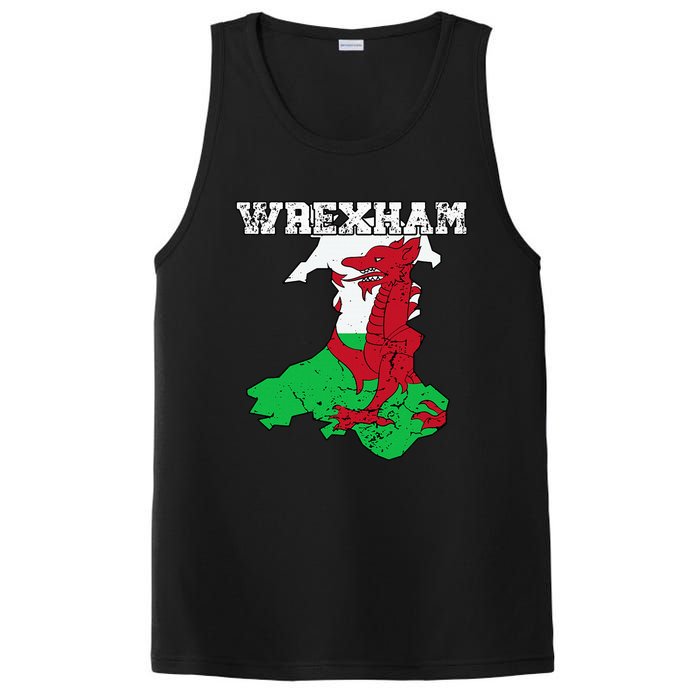 Wrexham Pride Of Wales Welsh Dragon Football PosiCharge Competitor Tank