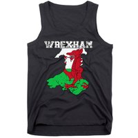 Wrexham Pride Of Wales Welsh Dragon Football Tank Top