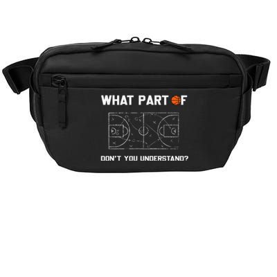 What Part Of Don't You Understand Funny Basketball Coach Crossbody Pack