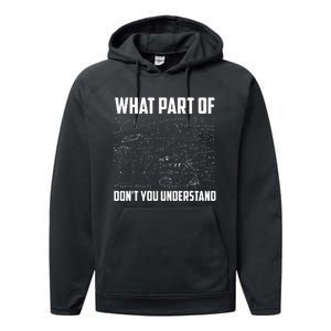 What Part Of DonT You Understand Funny Math Teacher Gift Performance Fleece Hoodie