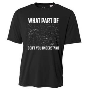 What Part Of DonT You Understand Funny Math Teacher Gift Cooling Performance Crew T-Shirt