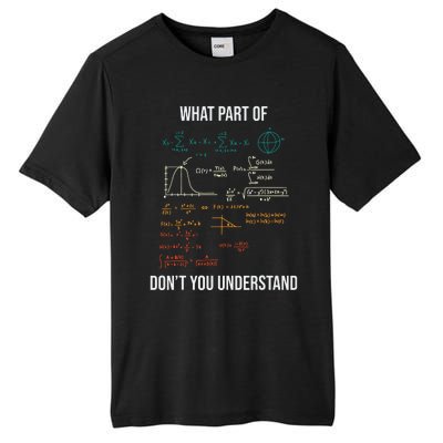 What Part Of Retro Funny Mechanical Engineer Maths Tall Fusion ChromaSoft Performance T-Shirt