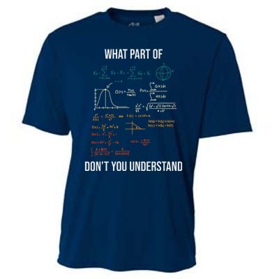 What Part Of Retro Funny Mechanical Engineer Maths Cooling Performance Crew T-Shirt