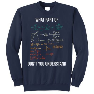 What Part Of Retro Funny Mechanical Engineer Maths Sweatshirt