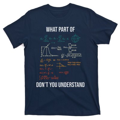 What Part Of Retro Funny Mechanical Engineer Maths T-Shirt