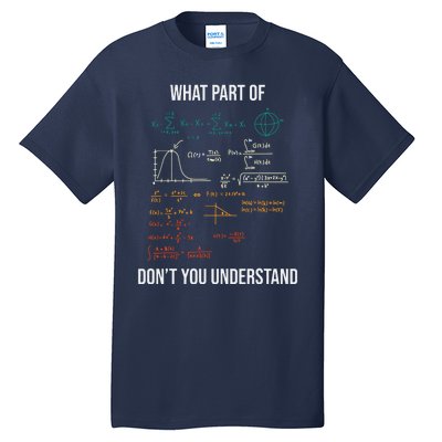 What Part Of Retro Funny Mechanical Engineer Maths Tall T-Shirt