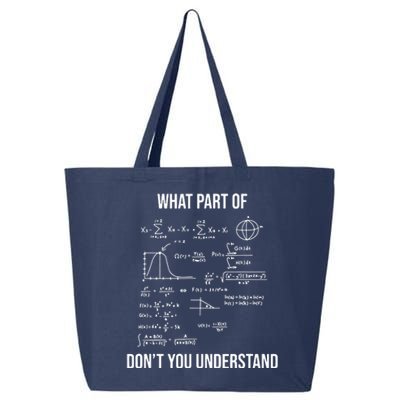 What Part Of Funny Mechanical Engineer Mathematician 25L Jumbo Tote