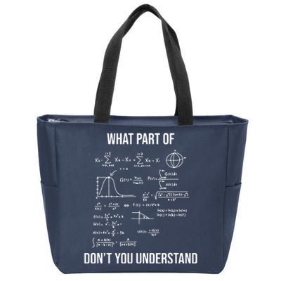 What Part Of Funny Mechanical Engineer Mathematician Zip Tote Bag