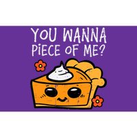 Wanna Piece Of Me Pumpkin Pie Thanksgiving Bumper Sticker