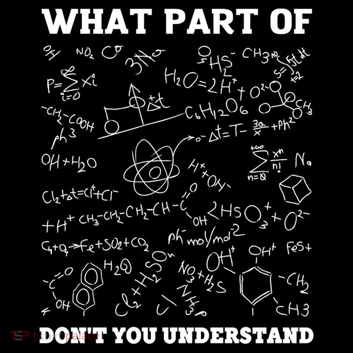 What Part Of Don't You Understand Chemistry Nerd Teacher Gift Drawstring Bag