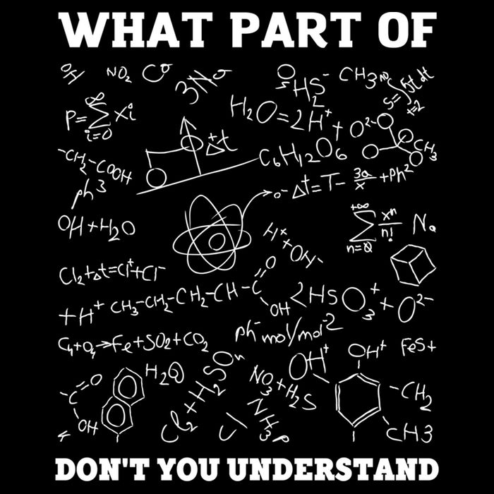 What Part Of Don't You Understand Chemistry Nerd Teacher Gift Flat Bill Trucker Hat