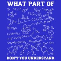 What Part Of Don't You Understand Chemistry Nerd Teacher Gift Tank Top