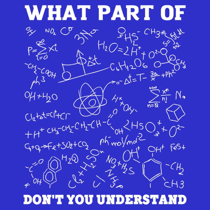 What Part Of Don't You Understand Chemistry Nerd Teacher Gift Tank Top