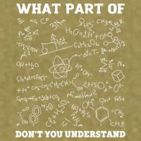 What Part Of Don't You Understand Chemistry Nerd Teacher Gift Garment-Dyed Women's Muscle Tee