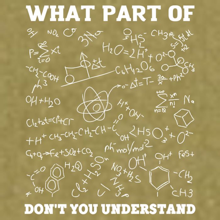 What Part Of Don't You Understand Chemistry Nerd Teacher Gift Garment-Dyed Women's Muscle Tee