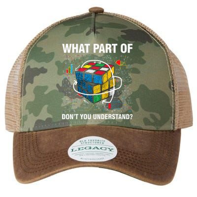 What Part Of Don't You Understand Funny Speed Cubing Math Legacy Tie Dye Trucker Hat