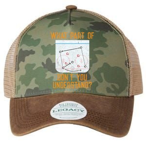 What Part Of Ice Hockey DonT You Understand Sport Fans Great Gift Legacy Tie Dye Trucker Hat