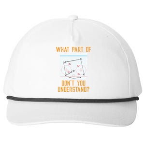 What Part Of Ice Hockey DonT You Understand Sport Fans Great Gift Snapback Five-Panel Rope Hat