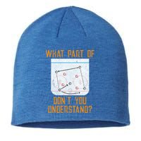 What Part Of Ice Hockey DonT You Understand Sport Fans Great Gift Sustainable Beanie