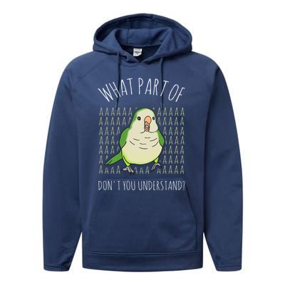 What Part Of Aaaaa Don&X27;T You Understand Green Quaker Performance Fleece Hoodie