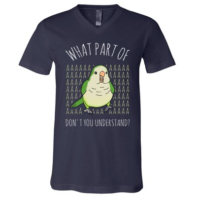 What Part Of Aaaaa Don&X27;T You Understand Green Quaker V-Neck T-Shirt