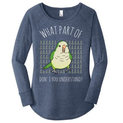 What Part Of Aaaaa Don&X27;T You Understand Green Quaker Women's Perfect Tri Tunic Long Sleeve Shirt