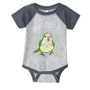 What Part Of Aaaaa Don&X27;T You Understand Green Quaker Infant Baby Jersey Bodysuit