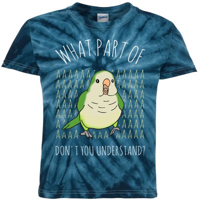 What Part Of Aaaaa Don&X27;T You Understand Green Quaker Kids Tie-Dye T-Shirt