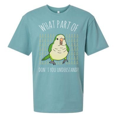 What Part Of Aaaaa Don&X27;T You Understand Green Quaker Sueded Cloud Jersey T-Shirt