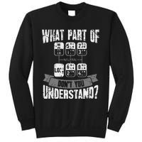 What Part Of Don't You Understand Trucker Gift Truck Driver Sweatshirt