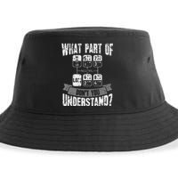 What Part Of Don't You Understand Trucker Gift Truck Driver Sustainable Bucket Hat