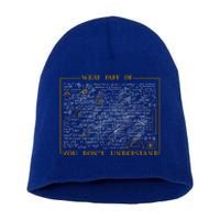 What Part Of Don't You Understand Cute Gift Short Acrylic Beanie