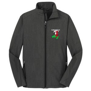 Wrexham Pride Of Wales Welsh Dragon Football Fan Core Soft Shell Jacket