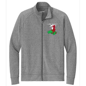 Wrexham Pride Of Wales Welsh Dragon Football Fan Stretch Full-Zip Cadet Jacket