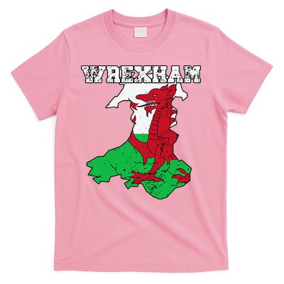 Wrexham Pride Of Wales Welsh Dragon Football Fan T-Shirt
