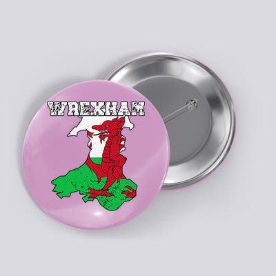 Wrexham Pride Of Wales Welsh Dragon Football Fan Button