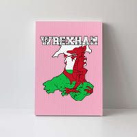 Wrexham Pride Of Wales Welsh Dragon Football Fan Canvas