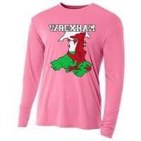 Wrexham Pride Of Wales Welsh Dragon Football Fan Cooling Performance Long Sleeve Crew